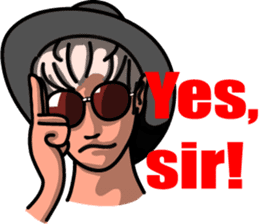 Stickers of the men sticker #6103160