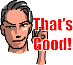 Stickers of the men sticker #6103161