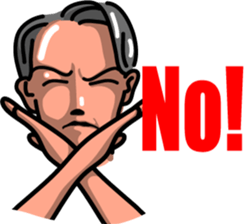 Stickers of the men sticker #6103163