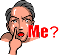 Stickers of the men sticker #6103165