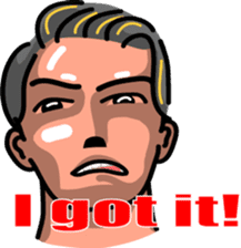 Stickers of the men sticker #6103167