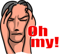 Stickers of the men sticker #6103170