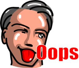 Stickers of the men sticker #6103176