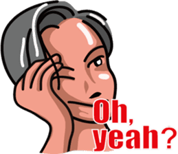 Stickers of the men sticker #6103192