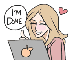 AsB - IOL (I'M Office Lady) sticker #6103311