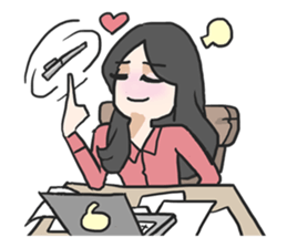 AsB - IOL (I'M Office Lady) sticker #6103313