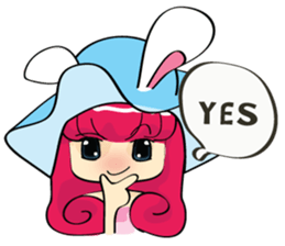 Bunny U SA GI sticker #6103555