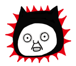 uncle of black cat sticker #6104123