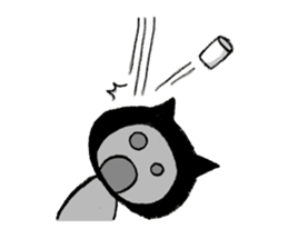 uncle of black cat sticker #6104144