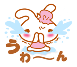 Let's speak with rabbit ,cat,bear,chick. sticker #6104312