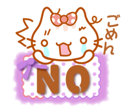 Let's speak with rabbit ,cat,bear,chick. sticker #6104314