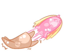 Pastel Octopus Ice-cream sticker #6104761