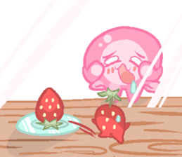 Pastel Octopus Ice-cream sticker #6104762