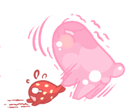 Pastel Octopus Ice-cream sticker #6104763