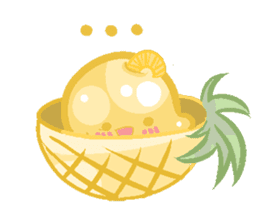 Pastel Octopus Ice-cream sticker #6104772