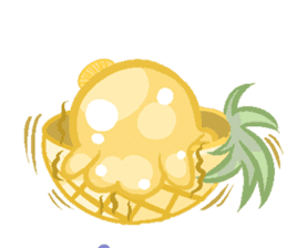 Pastel Octopus Ice-cream sticker #6104773