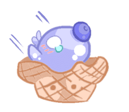 Pastel Octopus Ice-cream sticker #6104780