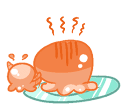 Pastel Octopus Ice-cream sticker #6104797