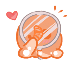 Pastel Octopus Ice-cream sticker #6104799