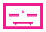 Magenta-chan Cute Smileys sticker #6105724