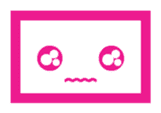 Magenta-chan Cute Smileys sticker #6105749