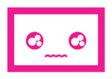 Magenta-chan Cute Smileys sticker #6105749
