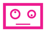 Magenta-chan Cute Smileys sticker #6105767