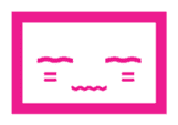 Magenta-chan Cute Smileys sticker #6105769