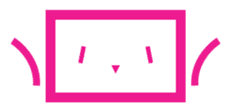 Magenta-chan Cute Smileys sticker #6105775