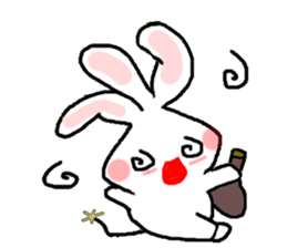 It is not a rabbit. sticker #6105750