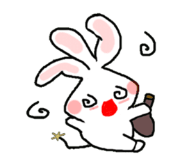 It is not a rabbit. sticker #6105750