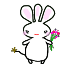 It is not a rabbit. sticker #6105758