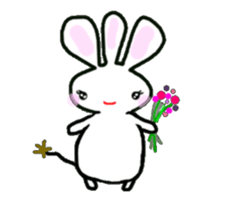 It is not a rabbit. sticker #6105758