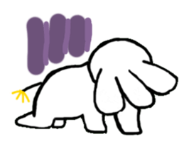 It is not a rabbit. sticker #6105762