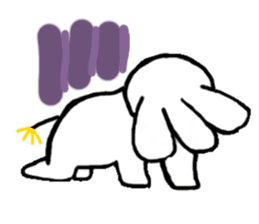 It is not a rabbit. sticker #6105762