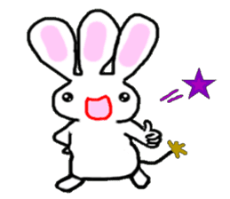 It is not a rabbit. sticker #6105770