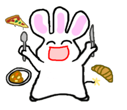 It is not a rabbit. sticker #6105782