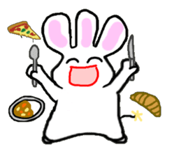 It is not a rabbit. sticker #6105782