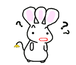 It is not a rabbit. sticker #6105792