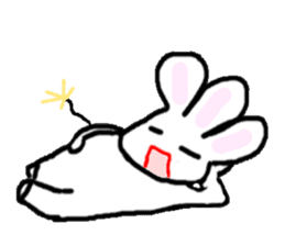 It is not a rabbit. sticker #6105795