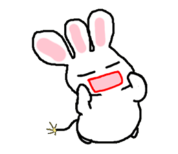 It is not a rabbit. sticker #6105796