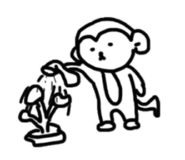 monkey boss sticker #6105948