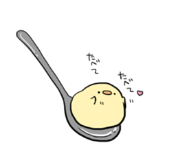 Shiratama chick sticker #6106562