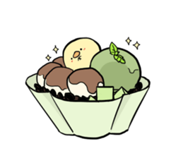 Shiratama chick sticker #6106572