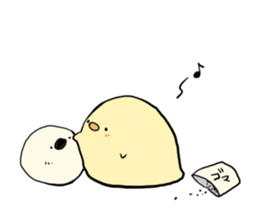 Shiratama chick sticker #6106581