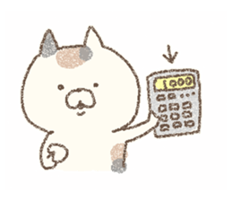 mahou cat sticker #6107736