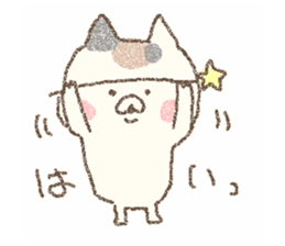 mahou cat sticker #6107749