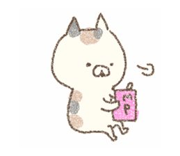 mahou cat sticker #6107752