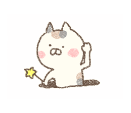 mahou cat sticker #6107756