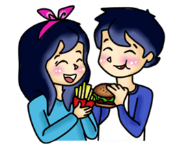 Hikary y Haruki sticker #6107941